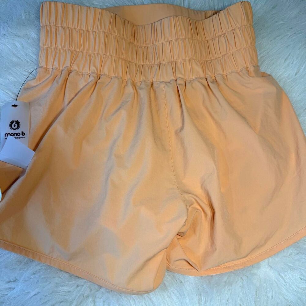Mono-b Women's Orange and Yellow Shorts